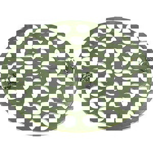 4 OD SHWR STRN W/ 33/8 CTRS BN