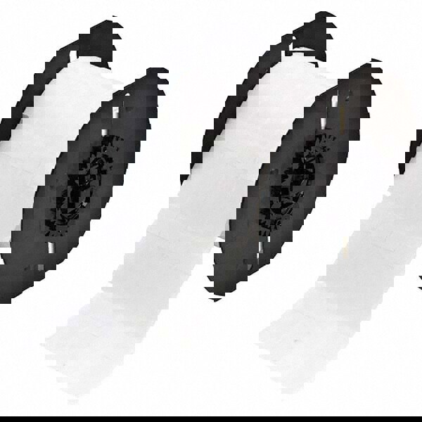 Label Maker Label: Clear & White, Vinyl, 3/4