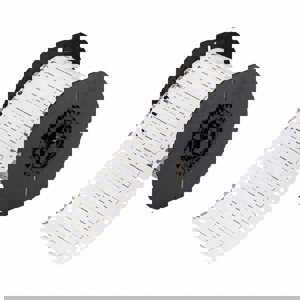 Label Maker Label: White, Polyolefin, 750 per Roll