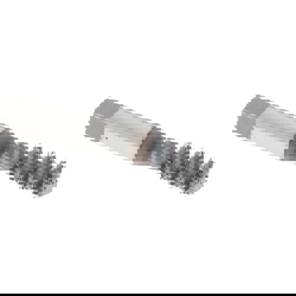 Spiral Flute Tap: 3/8-16, UNC, 3 Flute, Bottoming Chamfer, 3B Class of Fit, High-Speed Steel, TiCN Finish