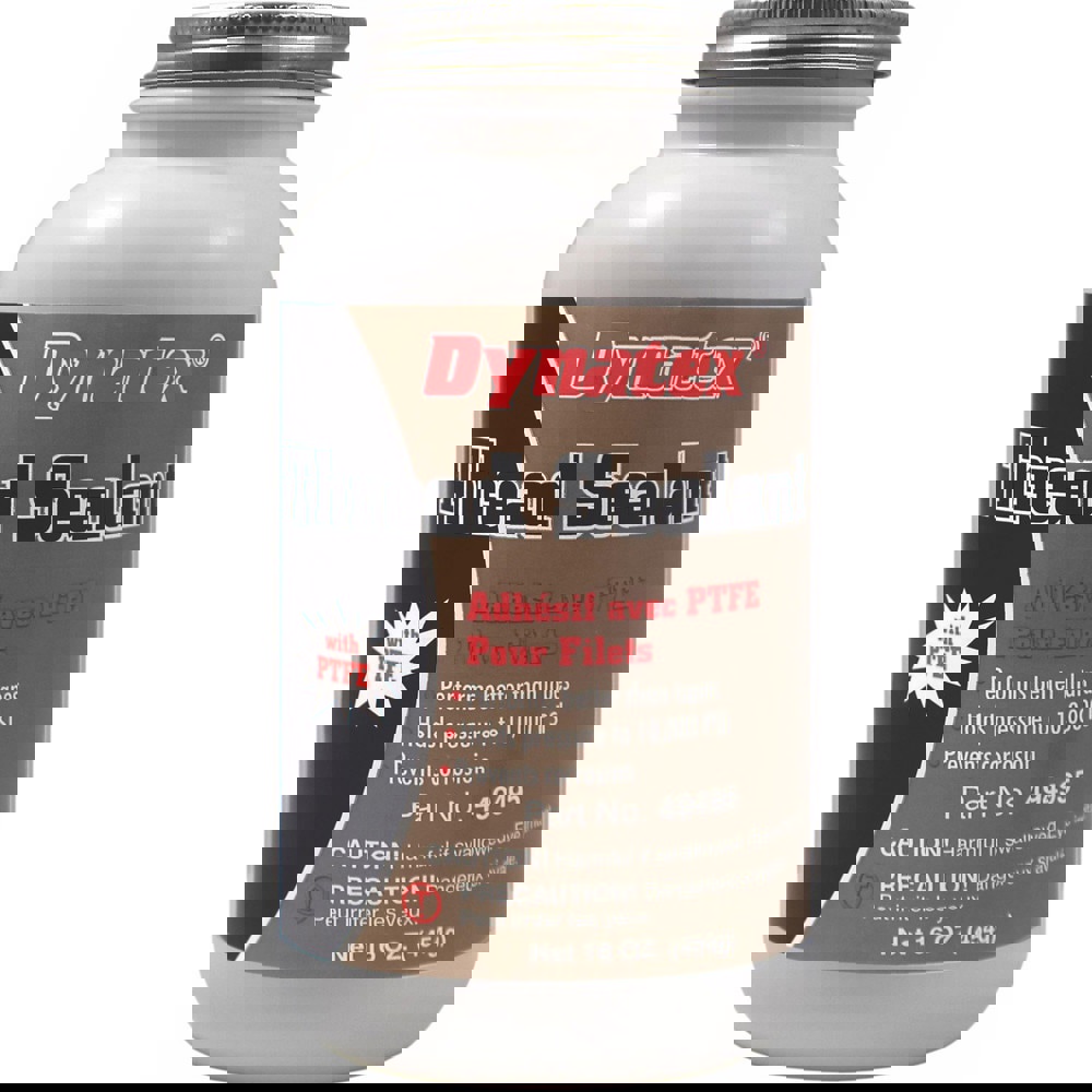 Threaded Pipe Sealants; Form: Paste ; Container Size: 16 oz ; Container Type: Bottle ; Strength: High ; Color: White