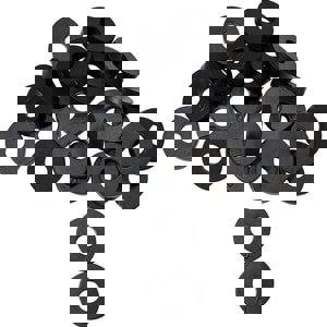 0 FLT BIBB WASHERS 25/PK