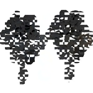 1/4 FLT BIBB WASHERS 25/PK