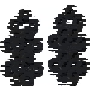 3/8L FLT BIBB WASHERS 25/PK