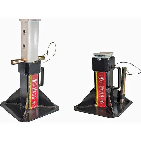Transmission & Engine Jack Stands; Load Capacity: 44000.0lb ; Minimum Height (Inch): 12in ; Maximum Height: 20in ; UNSPSC Code: 24101600