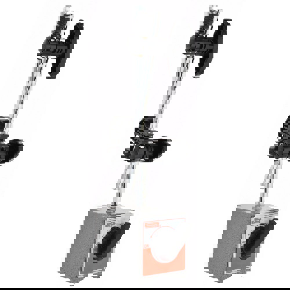 Indicator Positioner & Holder: 175 lb Pull, Fine Adjustment, Includes Base