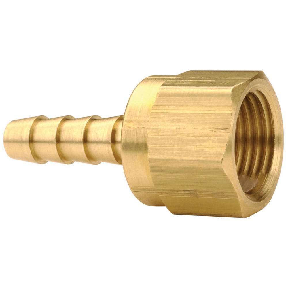 Barbed Hose Fittings; Fitting Type: Female Swivel; Hose Barb ; Material: Brass ; Thread Standard: UNF ; Thread Size: 3/4-16 ; End Connection: Hose Barb x Female 45 Deg SAE Swivel ; Hose Inside Diameter (Inch): 1/2