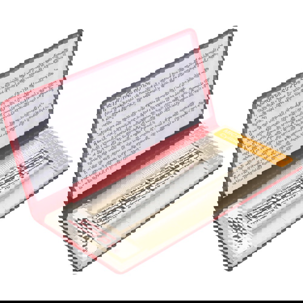0.4 to 50 RA micro m Surface Finish, Nickel, Surface Finish Comparator