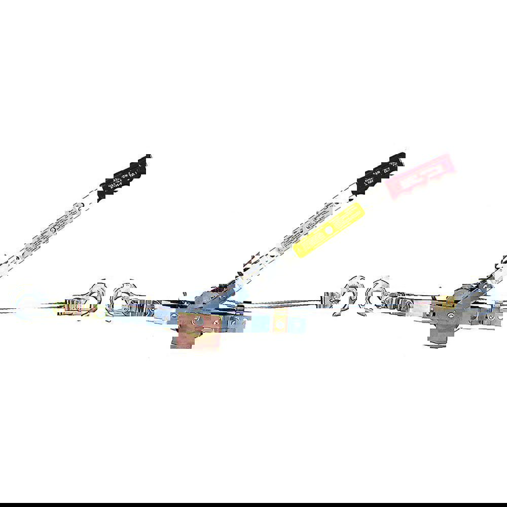 Manual Puller Hoist: 1 Ton Working Load Limit, 12' Max Lift