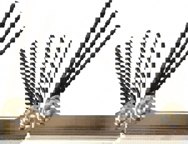 Torx Key Set: 8 Pc, Fold-Up Handle, T6 to T25