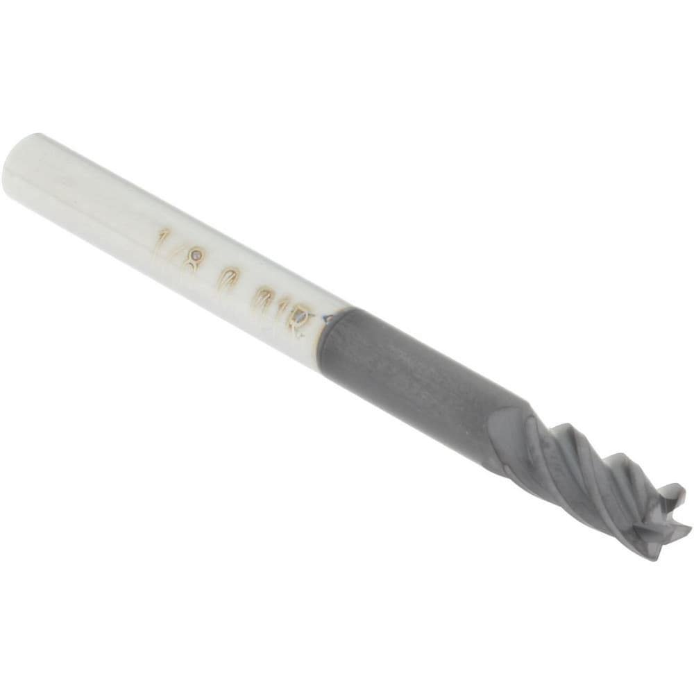 Corner Radius End Mill: 1/8