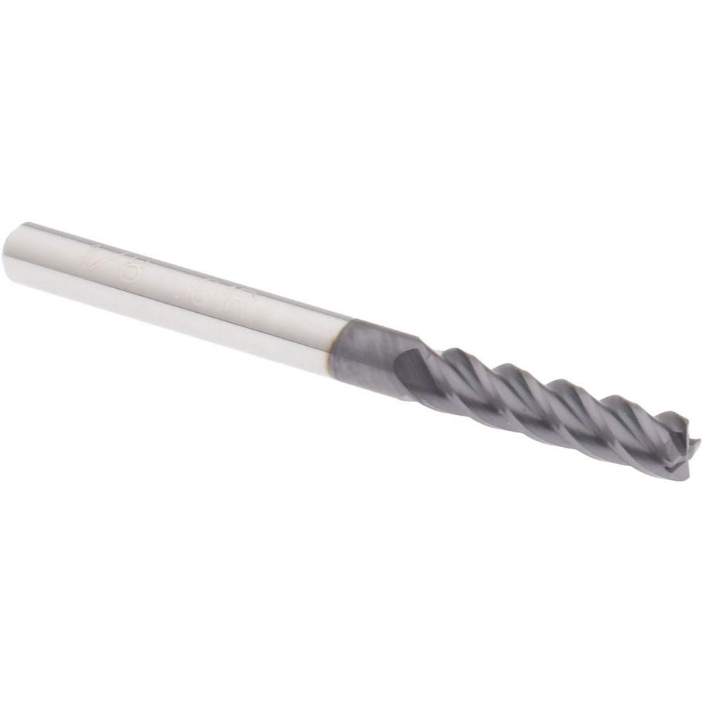 Corner Radius End Mill: 1/8