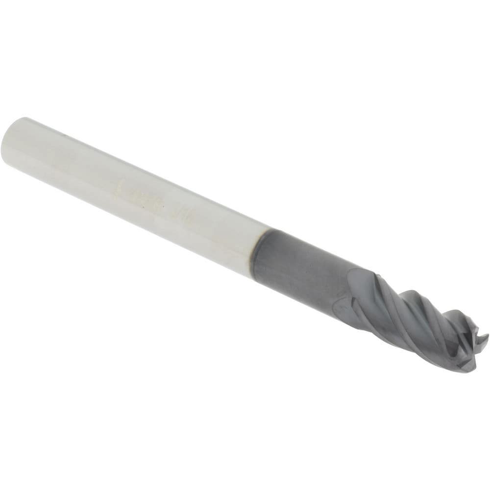 Corner Radius End Mill: 3/16