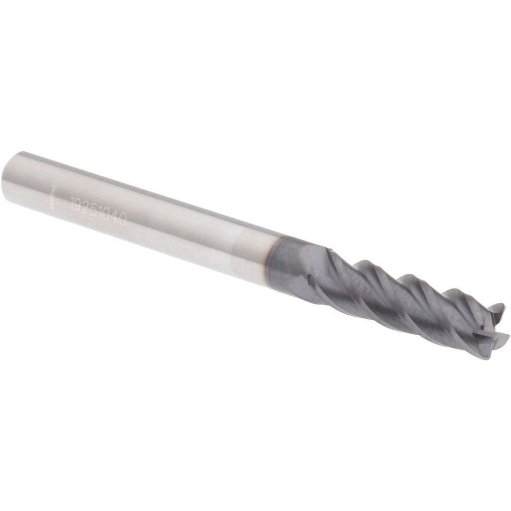Corner Radius End Mill: 3/16