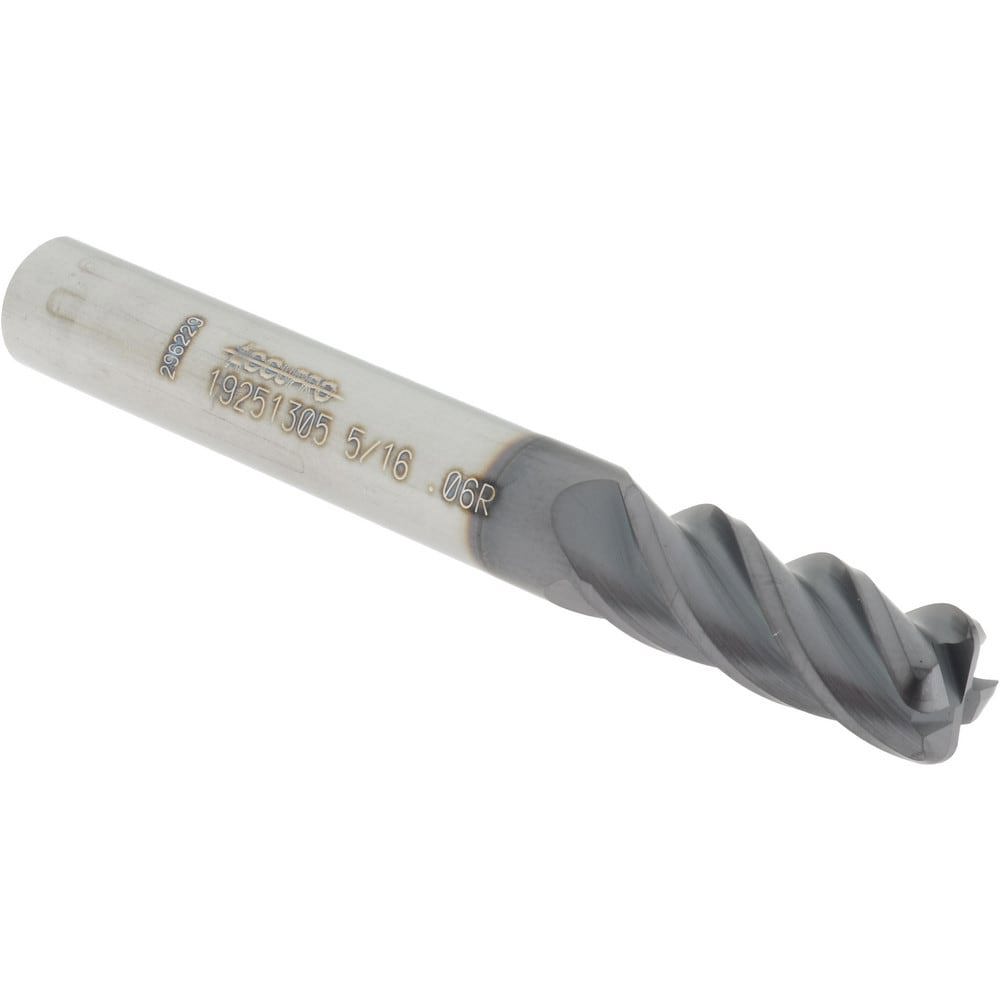 Corner Radius End Mill: 5/16