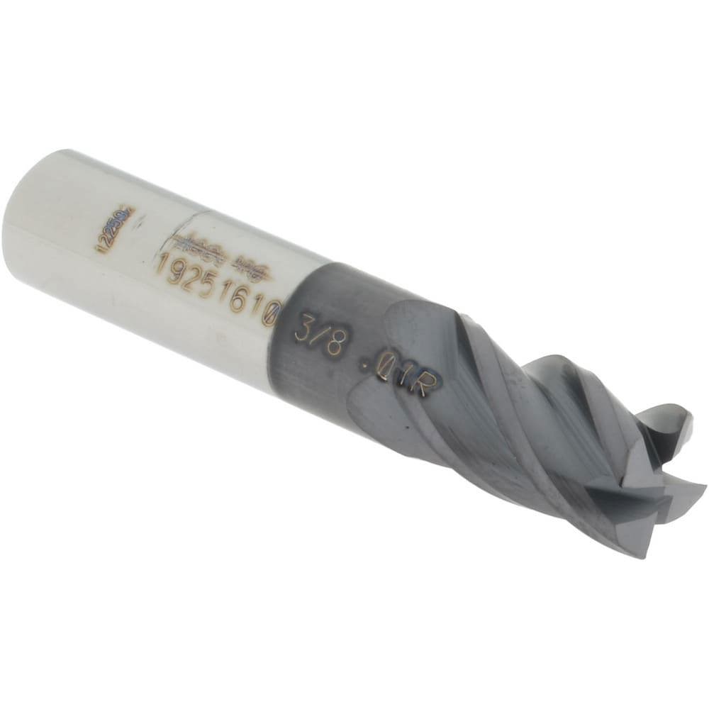 Corner Radius End Mill: 3/8