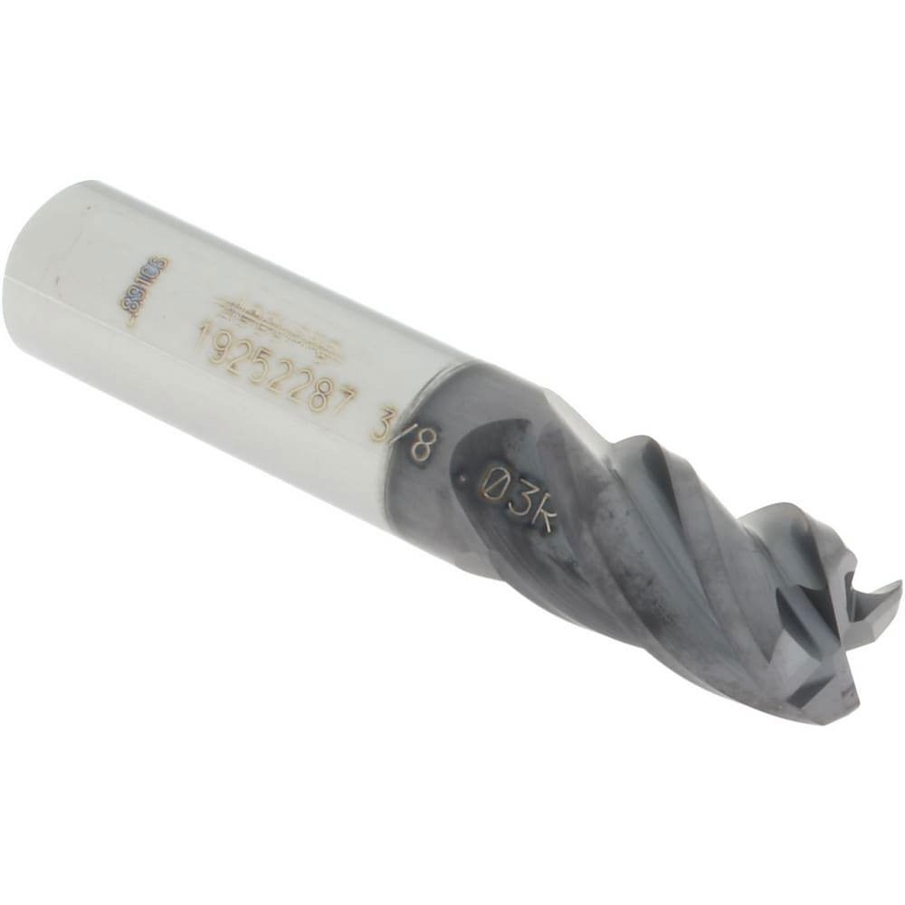 Corner Radius End Mill: 3/8