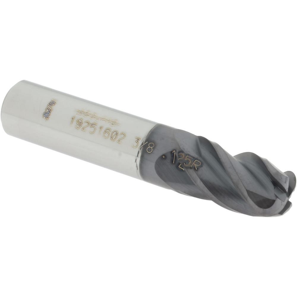 Corner Radius End Mill: 3/8