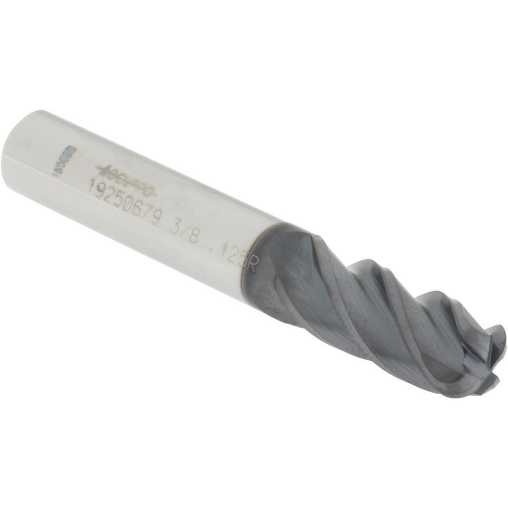 Corner Radius End Mill: 3/8