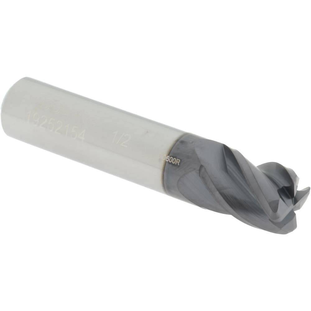 Corner Radius End Mill: 1/2
