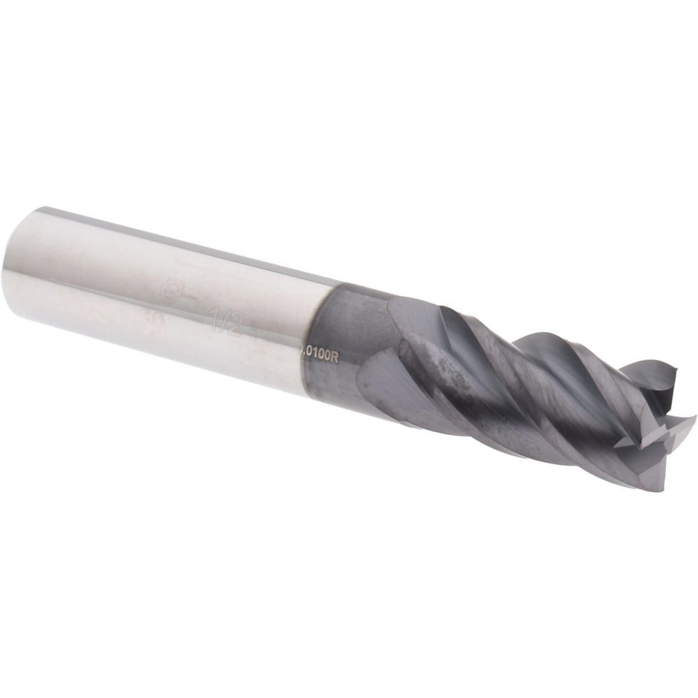 Corner Radius End Mill: 1/2