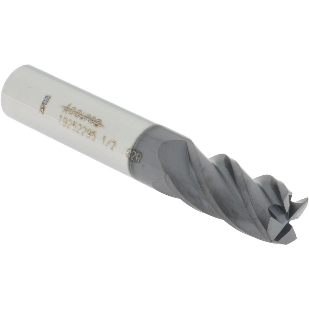 Corner Radius End Mill: 1/2