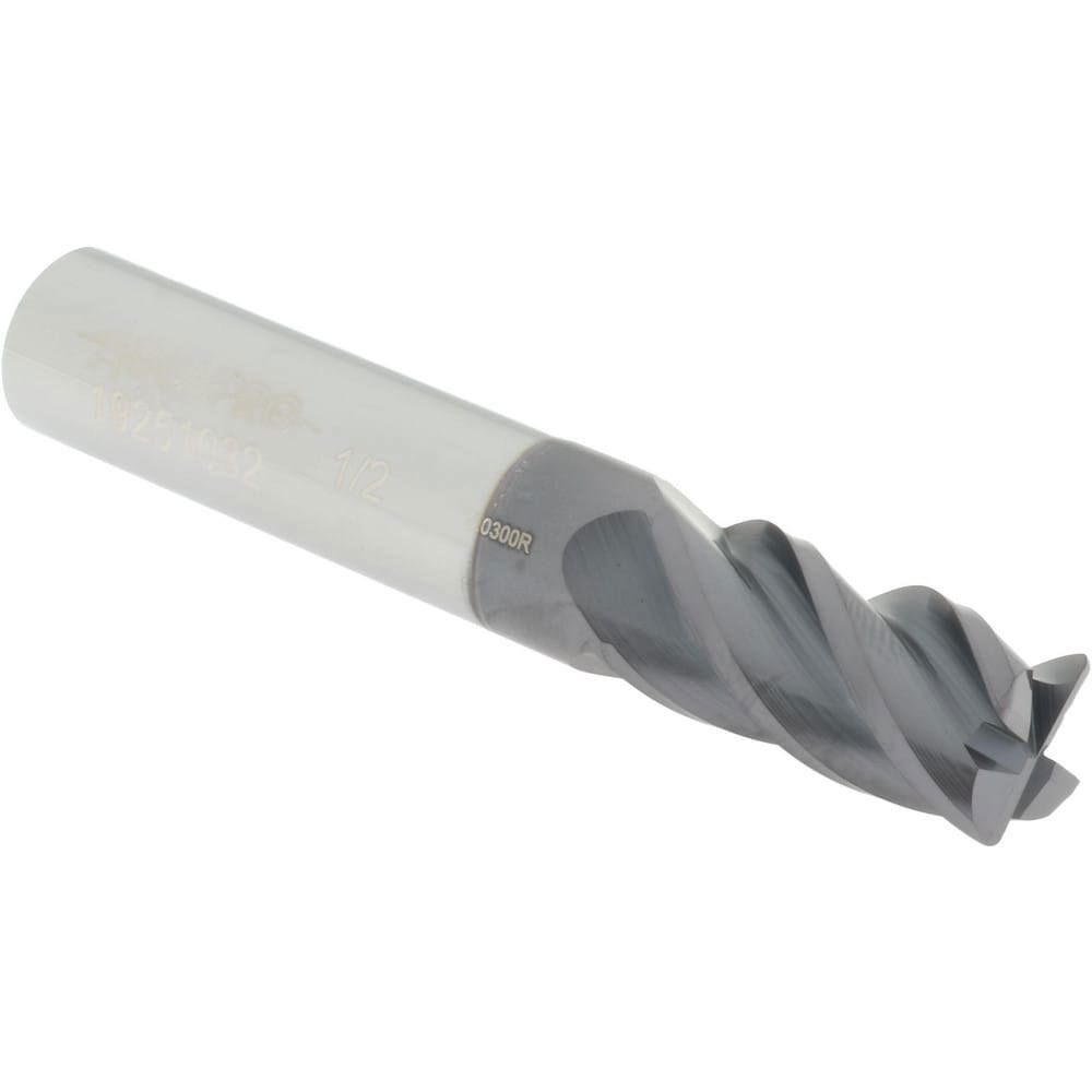 Corner Radius End Mill: 1/2