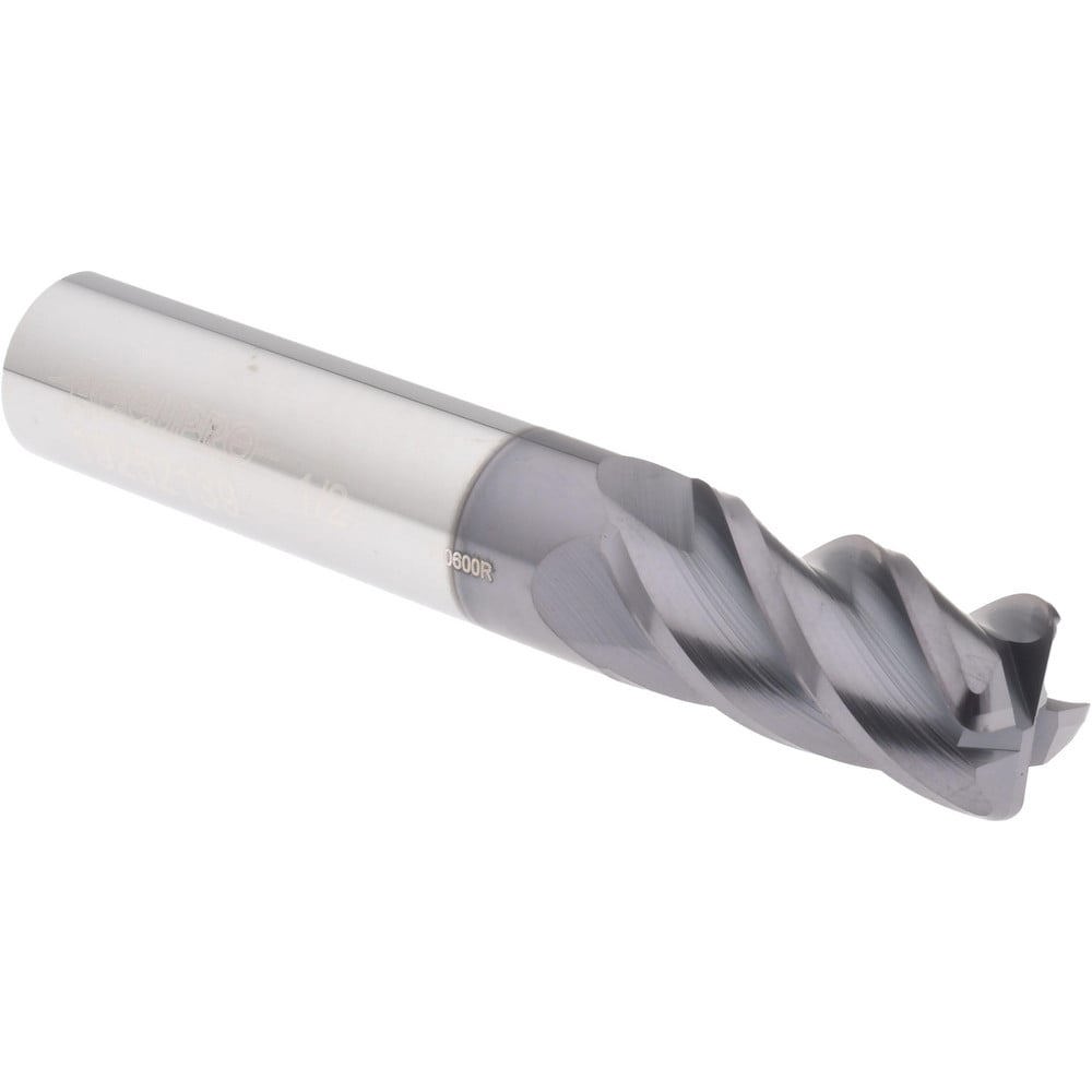 Corner Radius End Mill: 1/2