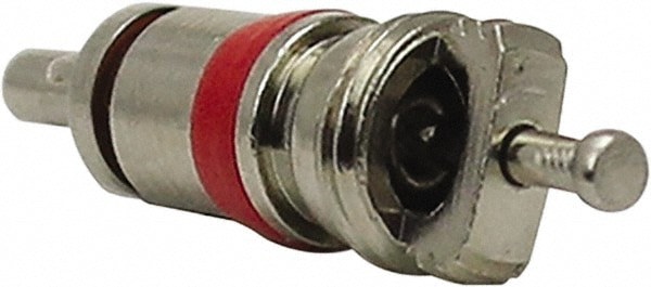 Tire Valve Core: Brass, Tire & Rim Type C2, Use with Large Bore Tire Valves