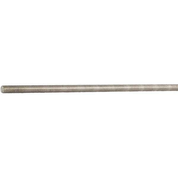 Threaded Rod: #10-24, 6' Long, Aluminum