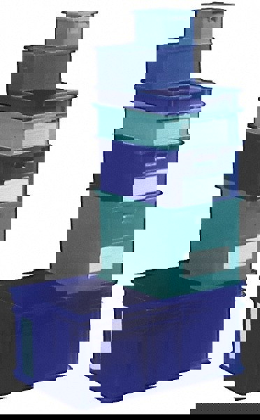 Polyethylene & Conductive PP Storage Tote: 33 lb Capacity