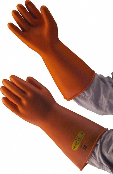 Rubber Lineman's Gloves: Class 0, Size 11, 11