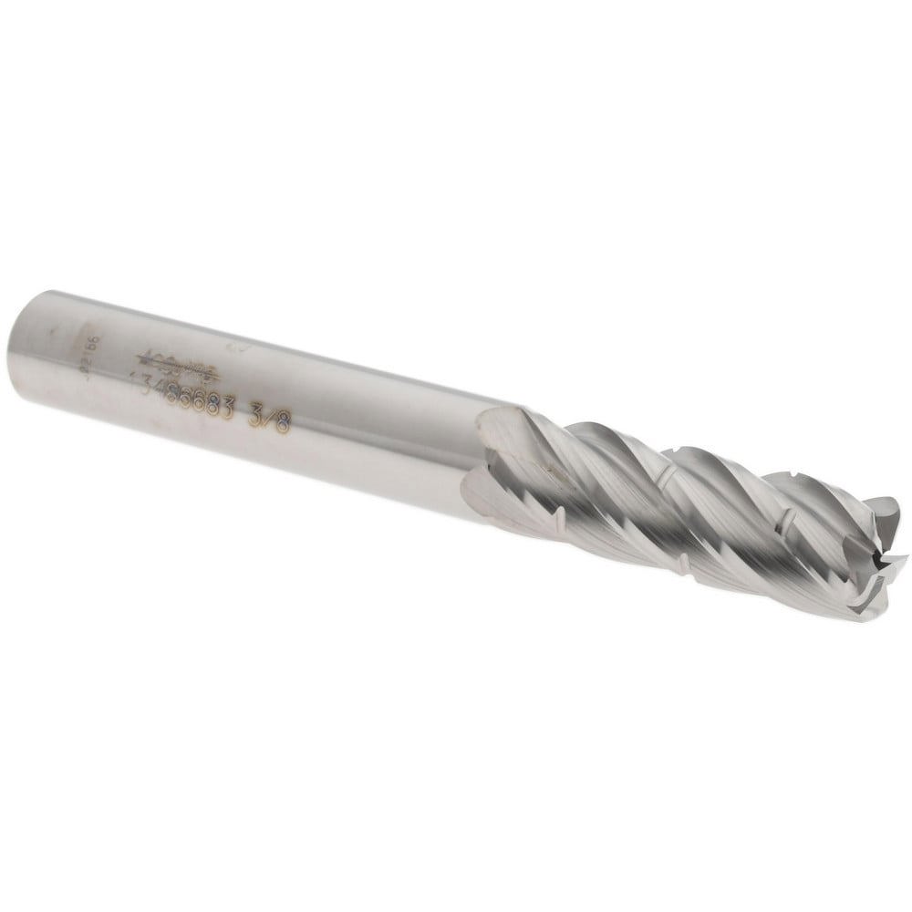 Corner Radius End Mill: 3/8