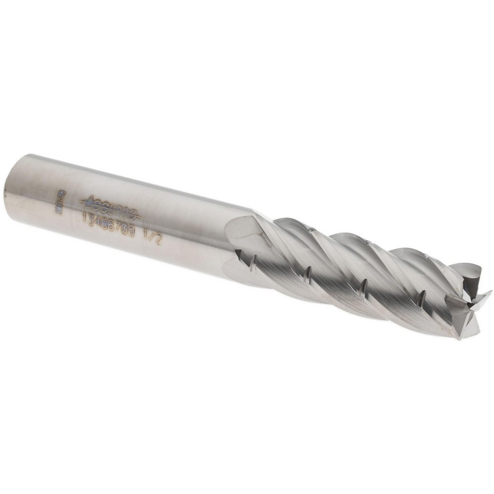 Corner Radius End Mill: 1/2