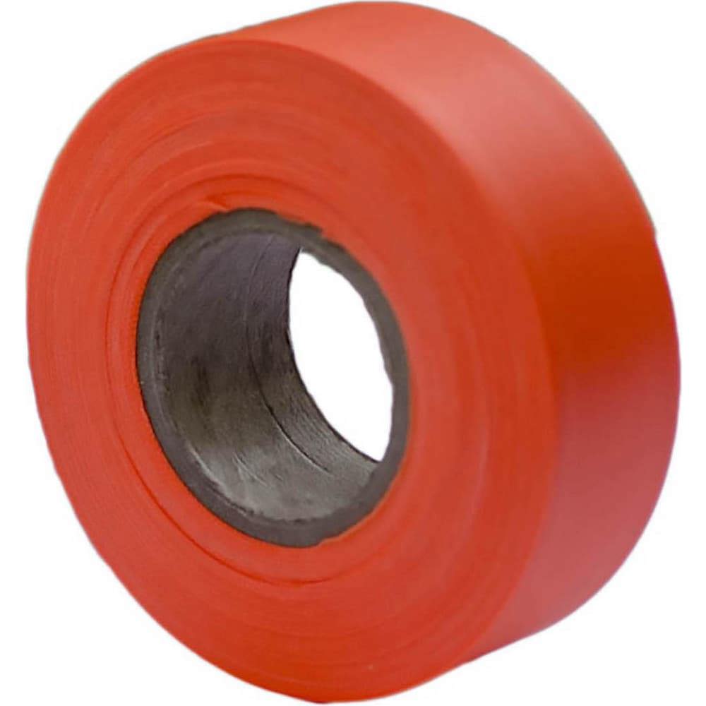 Barricade & Flagging Tape; Legend: None ; Material: PVC; Vinyl ; Thickness (mil): 4 ; Overall Length: 150.00 ; Roll Length (Feet): 150 ; Color: Orange