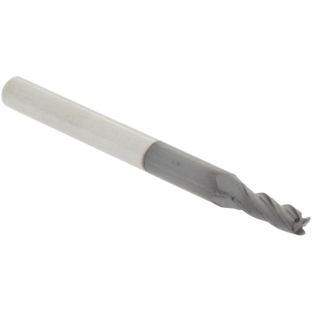Corner Radius End Mill: 3/32