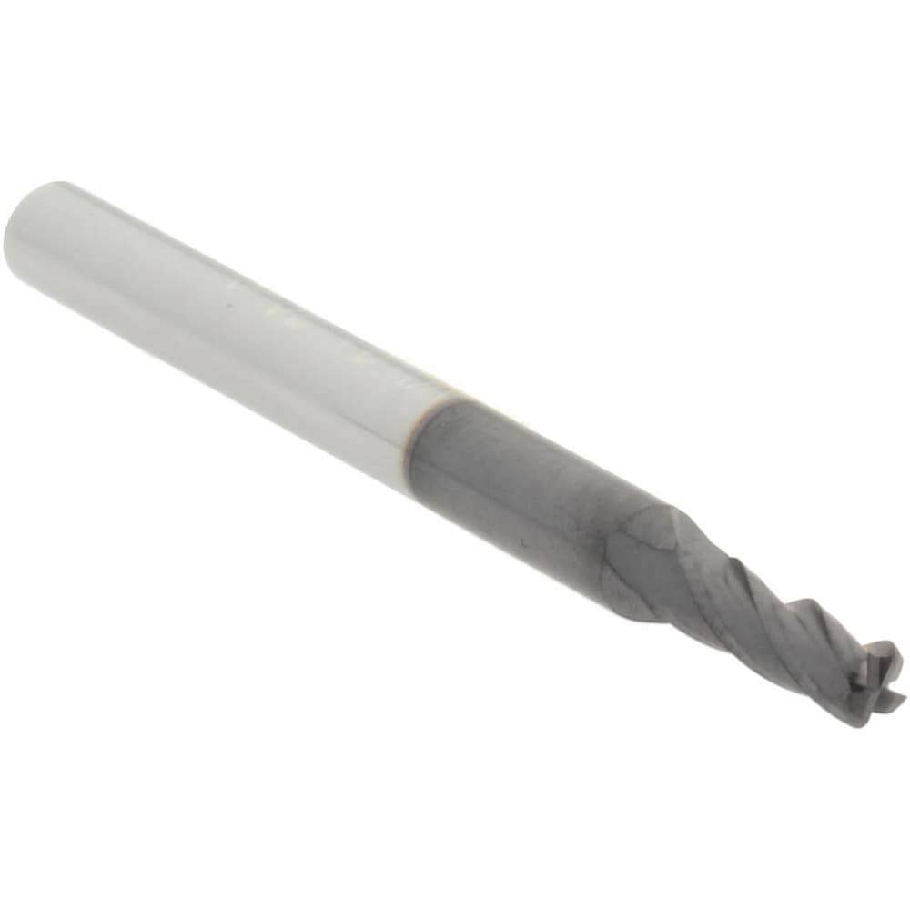 Corner Radius End Mill: 3/32