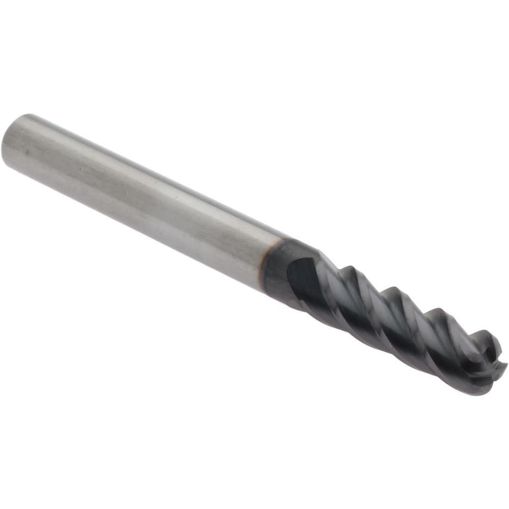 Corner Radius End Mill: 3/16