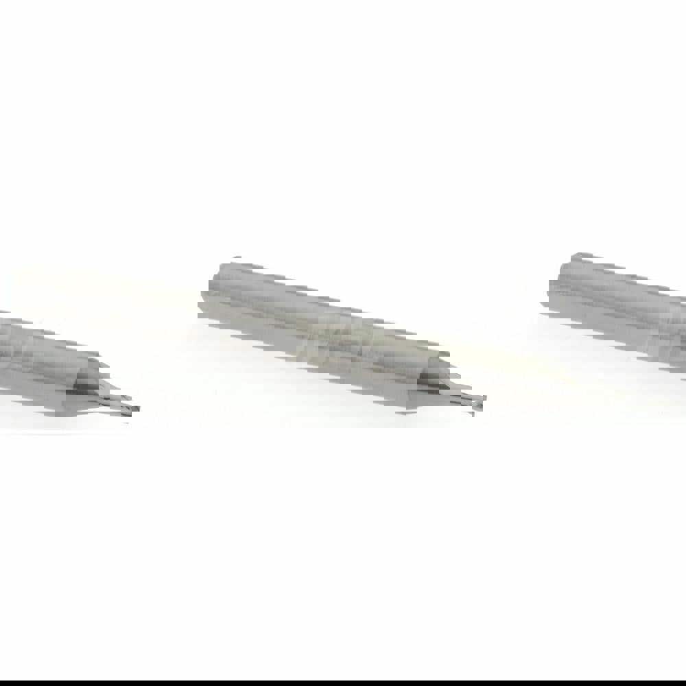 Square End Mill: 0.034'' Dia, 0.102'' LOC, 1/8'' Shank Dia, 1-1/2'' OAL, 2 Flutes, Solid Carbide