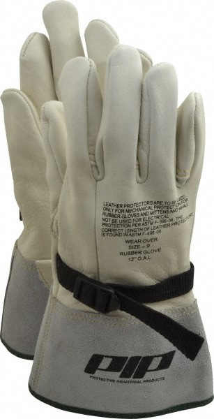 Leather Protectors: Novax Cowhide Leather, Natural, Size Large