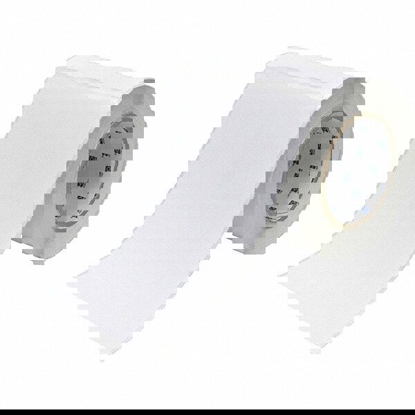 Label Maker Label: White, Polyester, 120 per Roll, 1 Roll