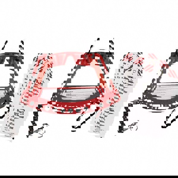 Lockout Centers & Stations; Equipped or Empty: Empty ; Maximum Number of Locks: 12 ; Station Material: Fiberglass Reinforced Nylon ; Board Coating: None ; Color: Red ; Language: English; Spanish; French