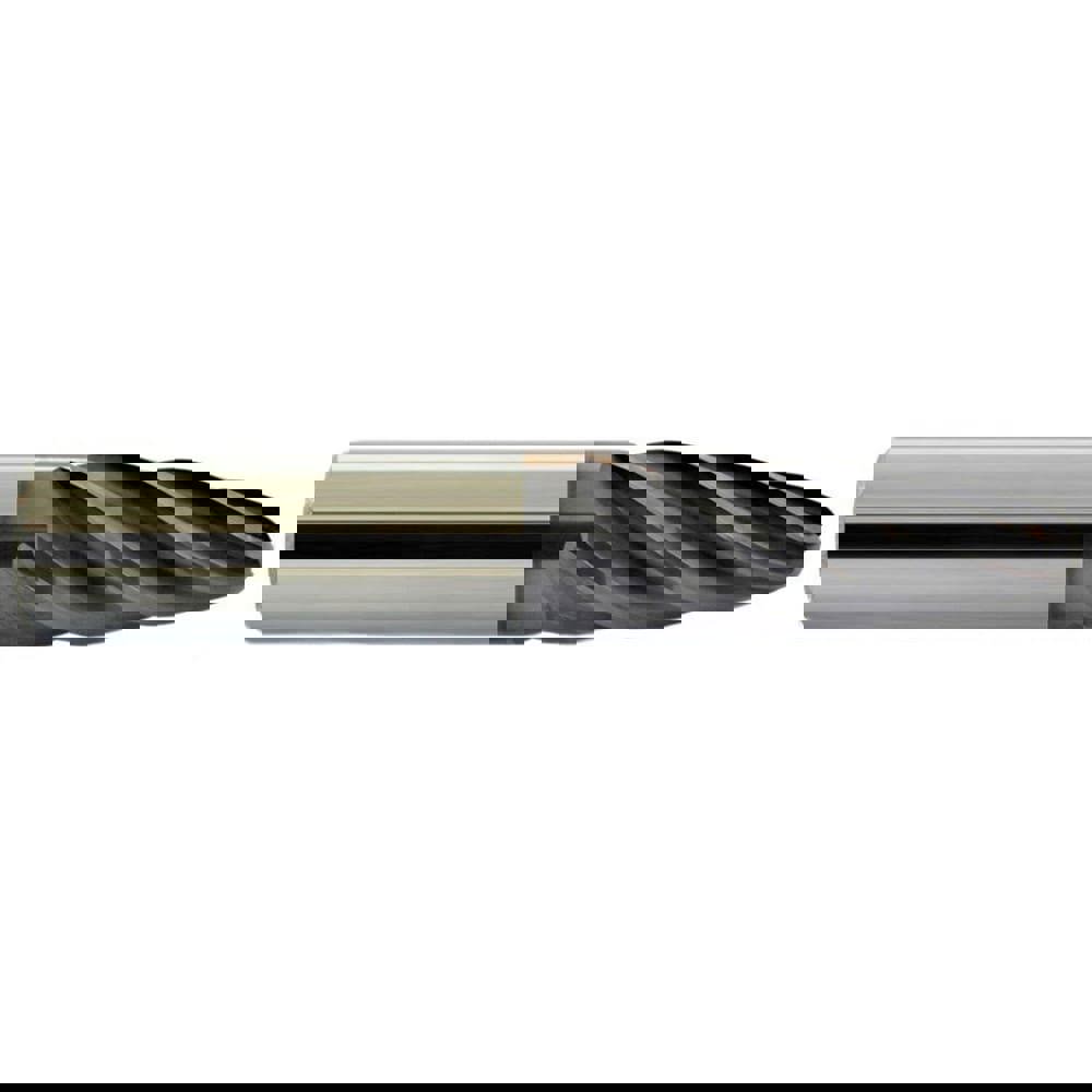 Barrel Cutter End Mills; End Type: Oval Form ; Material: Solid Carbide ; Finish Coating: AlTiN+ ; Length of Cut (Decimal Inch): 0.8260 ; Shank Diameter (Inch): 3/8 ; Overall Length (Inch): 2-1/2