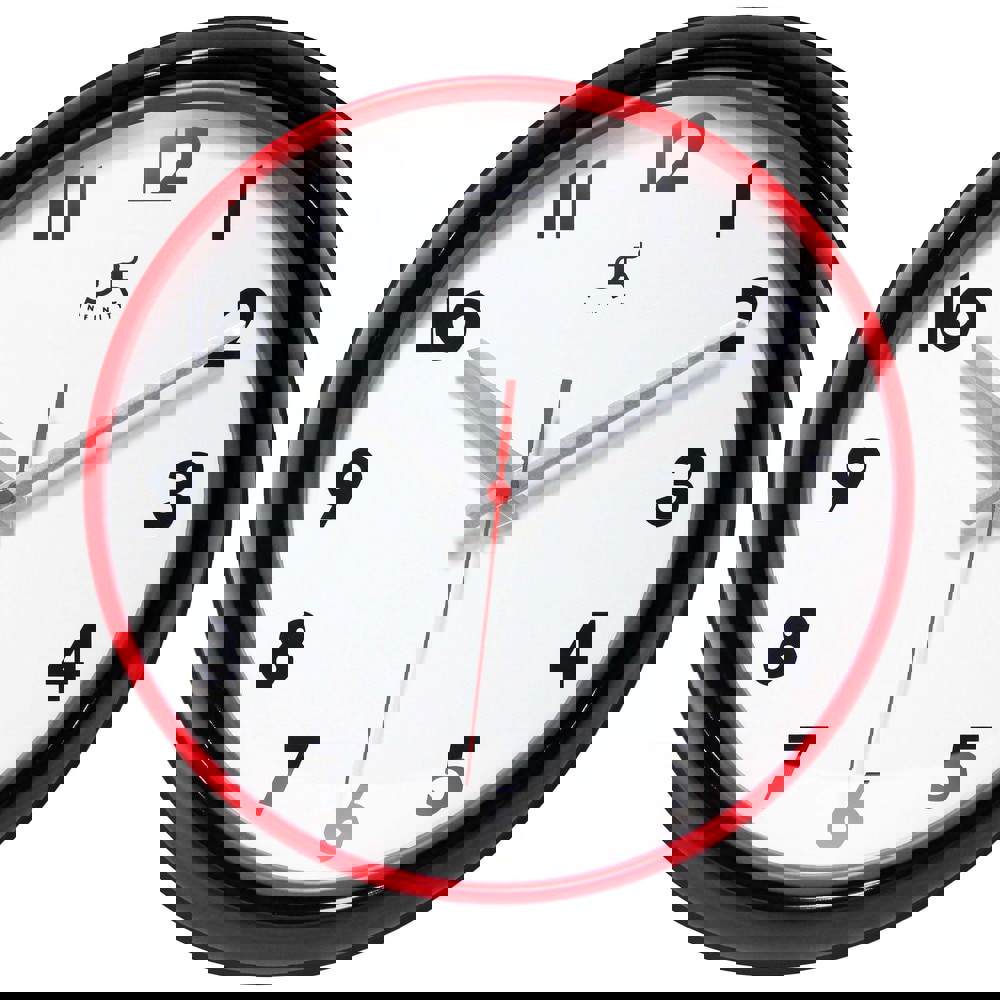 Office Wall Clocks; Clock Type: Dial ; Display Type: Analog ; Power Source: Battery ; Clock Movement Control: Quartz ; Face Diameter: 9.5000 (Decimal Inch); Face Color: White