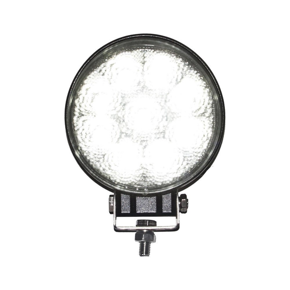 Towing Lights; Type: LED ; Color: Clear ; Length (Inch): 4 ; Width (Inch): 4-13/64 ; Voltage: 12-24V ; Material: Aluminum