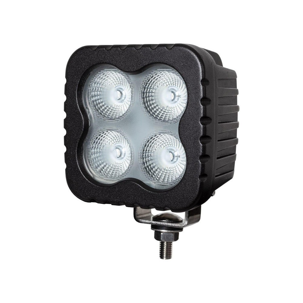 Auxiliary Lights; Light Type: Flood Beam Light ; Amperage Rating: 6.6000 ; Light Technology: LED ; Color: Clear ; Wattage: 80.000 ; Material: Aluminum