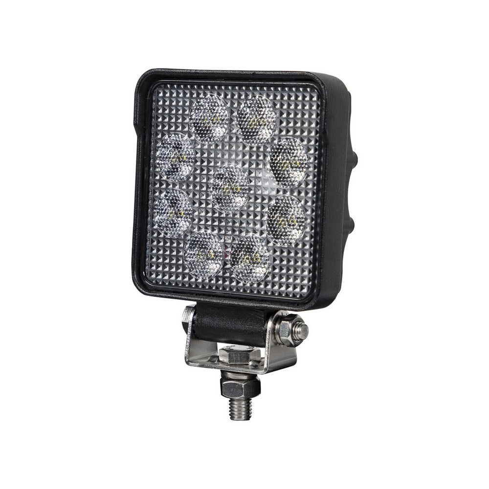 Auxiliary Lights; Light Type: Flood Beam Light ; Amperage Rating: 1.2500 ; Light Technology: LED ; Color: Clear ; Wattage: 15.000 ; Material: Polycarbonate; Aluminum