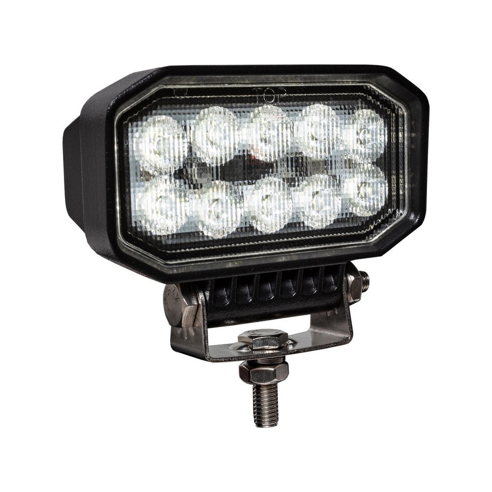 Auxiliary Lights; Light Type: Flood Beam Light ; Amperage Rating: 1.0000 ; Light Technology: LED ; Color: Clear ; Material: Polycarbonate ; Voltage: 12-24
