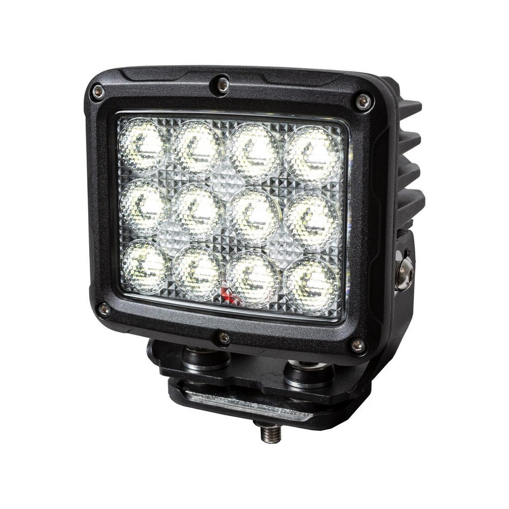 Auxiliary Lights; Light Type: Flood Beam Light ; Amperage Rating: 12.4200 ; Light Technology: LED ; Color: Clear ; Wattage: 45.000 ; Material: Polycarbonate