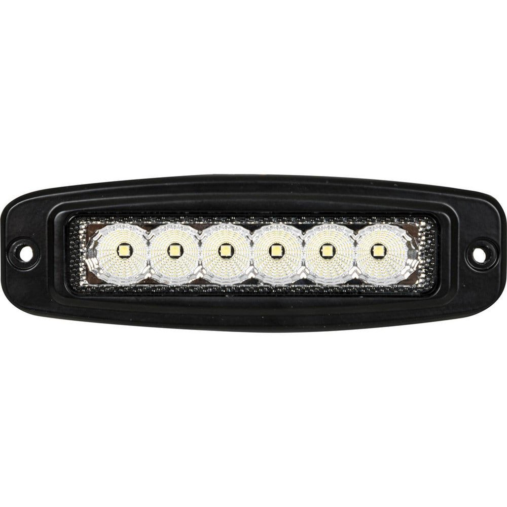 Auxiliary Lights; Light Type: Flood Beam Light ; Amperage Rating: 2.1800 ; Light Technology: LED ; Color: Clear ; Material: Polycarbonate ; Voltage: 12-24
